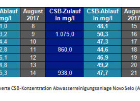 CSB-Werte Tabelle